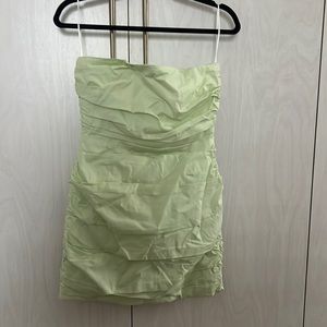 Light green mini dress